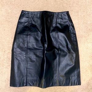 Beautiful leather skirt